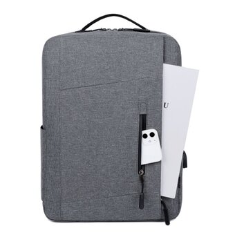 Рюкзак Miru Skinny 15.6 серый 