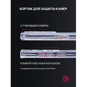  Чехол силиконовый на Tecno Camon 40 Pro прозрачный (Текно Камон 40 Про) 