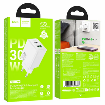  СЗУ HOCO N71 Nuevo PD30W+QC3.0 черный 