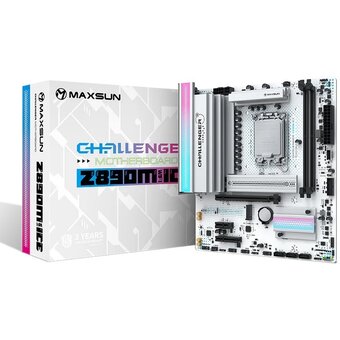  Материнская плата MAXSUN MS-Challenger Z890M Wifi Ice 
