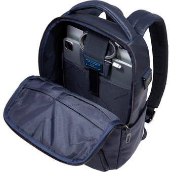  Рюкзак Piquadro Cronus CA6687S134/BLU синий натуральная кожа 