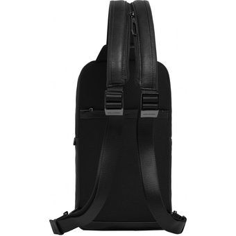  Рюкзак-слинг Piquadro Cronus CA6686S134/N черный натуральная кожа 