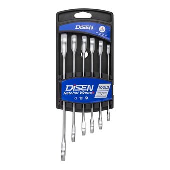  Набор ключей комбинированных Disen DSH1503(54330) 6пр. 