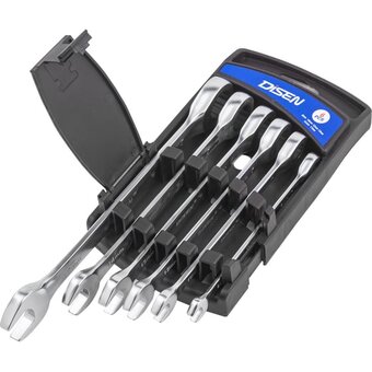  Набор ключей комбинированных Disen DSH1503(54330) 6пр. 