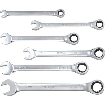  Набор ключей комбинированных Disen DSH1503(54330) 6пр. 