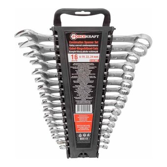  Набор ключей комбинированных Forcekraft FK-5161MP(51486) 16 предметов 
