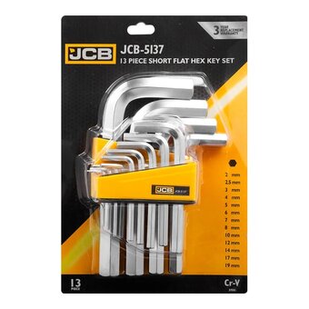  Набор ключей шестигранных JCB JCB-5137(59320) 13 предметов 