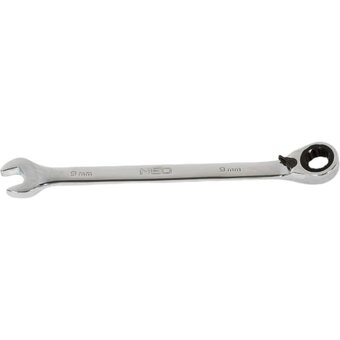 Ключ комбинированный NEO Tools 09-321 с храповым механизмом 9 мм 
