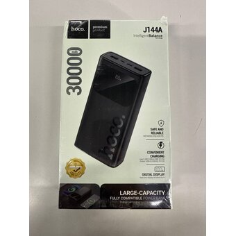  УЦ Аккумулятор внешний резервный HOCO J144A Hymn power bank 30000mAh черный (плохая упаковка) 
