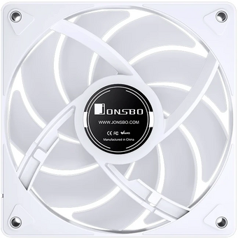  Кулер JONSBO CR-1000 Max Color White LGA1851/1700/1200/115X/AM5/AM4 (TDP 230W, PWM, 120mm Dynamic Multi-Color LED Fan, 6 тепловые трубки) 