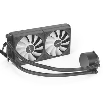  СВО Exegate BlackWater-240V3.PWM.ARGB (EX298224RUS) (3 Pin 5V ADDRESSABLE RGB подсветка, LGA2066/2011/1366/1150/1151) 