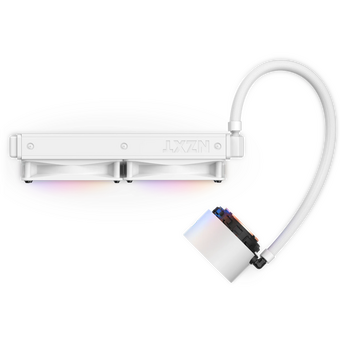  СВО NZXT Kraken Elite 240 RGB (RL-KR24E-W1) (250W, 240mm, LED temp., White, Fans 1xF240) 
