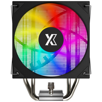  Кулер XASTRA AR400 ARGB (AR400-XXAFPX-GL) LGA1851/1700/1200/115X/AM5/AM4 (TDP 220W, 4 тепл.трубки , PWM FAN ARGB 120mm , top cover with ARGB led ) Ret 