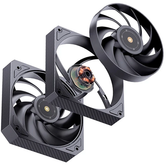  Кулер JONSBO HX6280 Black LGA1851/1700/1200/115X/AM5/AM4 (TDP 280W, PWM, 130mm Black Fan*1, 120mm Black Fan*1, 6 тепловых трубок) 