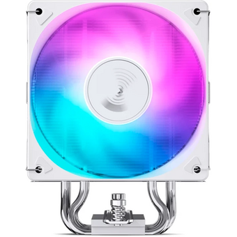  Кулер JONSBO CR-1000 Max Color White LGA1851/1700/1200/115X/AM5/AM4 (TDP 230W, PWM, 120mm Dynamic Multi-Color LED Fan, 6 тепловые трубки) 