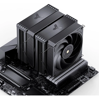  Кулер JONSBO HX6280 Black LGA1851/1700/1200/115X/AM5/AM4 (TDP 280W, PWM, 130mm Black Fan*1, 120mm Black Fan*1, 6 тепловых трубок) 