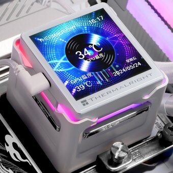  СВО Thermalright Elite Vision 360 ARGB White (TREV360AW) / 3x120mm ARGB PWM Fans 
