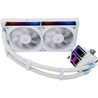  СВО Thermalright Frozen Infinity 240 ARGB (F-Infinity-240-WH) Soc-AM5/AM4/1200/1700/1851 белый 4-pin 28.2dB Al Ret 