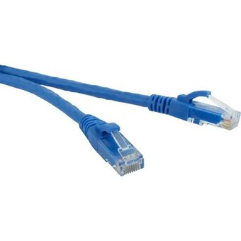  Сетевой кабель NEOMAX NM13001-020B шнур коммут. UTP 2м, cat.5е многожильный, синий 
