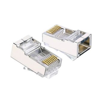  Кабель сетевой UGREEN NW111(50248) Cat 6 FTP RJ45 Modular Plugs 100pcs Transparent 