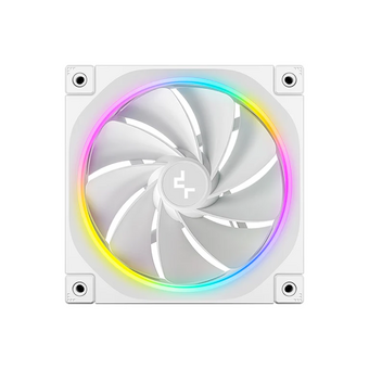  Вентилятор DEEPCOOL FL12R WH 120x120x25мм (PWM, ARGB, белый, 500-2150об/мин) Color Box 