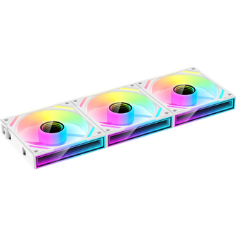  Комплект вентиляторов (3шт) XASTRA FS120W ARGB reverse triple pack (FS120-3WA-SRX-GL) 120x120x25мм PWM, ARGB, Infinity lighting effect., 800-2000 rpm 