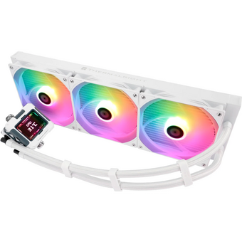  СВО Thermalright Frozen Warframe 420 ARGB (F-WFRAME-420-WH-ARGB) Soc-AM5/AM4/1200/1700/1851 белый 4-pin 29.8dB Al LCD Ret 