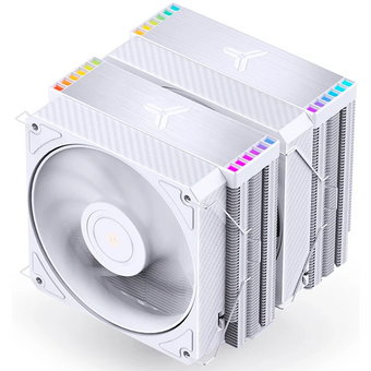  Кулер JONSBO HX6280 White LGA1851/1700/1200/115X/AM5/AM4 (TDP 280W, PWM, 130mm Black Fan*1, 120mm Black Fan*1, 6 тепловых трубок) 