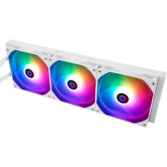  СВО Thermalright Frozen Warframe 420 ARGB (F-WFRAME-420-WH-ARGB) Soc-AM5/AM4/1200/1700/1851 белый 4-pin 29.8dB Al LCD Ret 