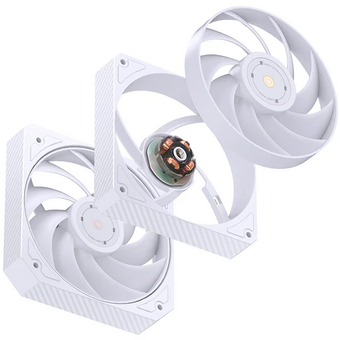  Кулер JONSBO HX6280 White LGA1851/1700/1200/115X/AM5/AM4 (TDP 280W, PWM, 130mm Black Fan*1, 120mm Black Fan*1, 6 тепловых трубок) 