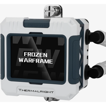  СВО Thermalright Frozen Warframe 420 ARGB (F-WFRAME-420-WH-ARGB) Soc-AM5/AM4/1200/1700/1851 белый 4-pin 29.8dB Al LCD Ret 