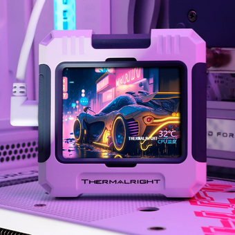  СВО Thermalright Frozen Warframe 420 ARGB (F-WFRAME-420-WH-ARGB) Soc-AM5/AM4/1200/1700/1851 белый 4-pin 29.8dB Al LCD Ret 