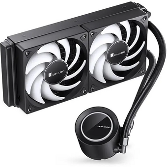  СВО JONSBO TG-240 Black (260W, 240mm, ARGB/ Fans 2x120mm, 66.19CFM, 35.4dBA, 1800RPM) 