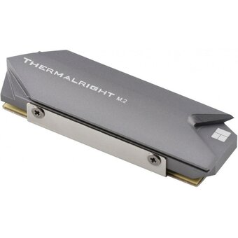  Радиатор Thermalright TR-M.2 2280 Cooler M.2 (Radiator, Al, 75x22.7x11.7mm, Silver/Gray) 