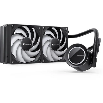  СВО JONSBO TG-240 Black (260W, 240mm, ARGB/ Fans 2x120mm, 66.19CFM, 35.4dBA, 1800RPM) 