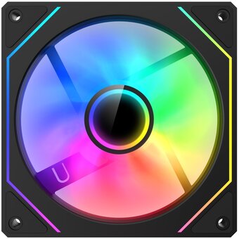  Вентилятор DEEPCOOL CG530 Fan BKR 120x120x25мм Reverse (PWM, ARGB, черный, 800-1600об/мин) Bulk 