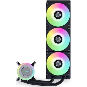  СВО Lian Li GA II Lite 360 RGB Black (GA2L36RB Black) (G89.GA2L36RB.R0) / 3x120mm ARGB PWM Fans 