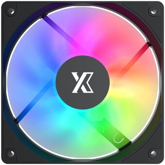  Вентилятор XASTRA FC120B ARGB reverse single pack (FC120-1BA-SRX-GL) 120x120x25мм (ARGB, PWM, black) Box 
