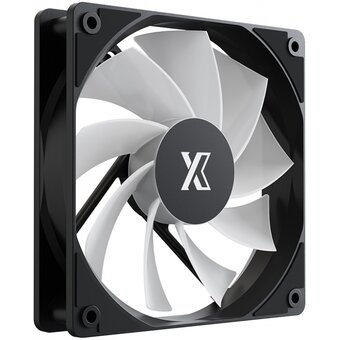  Вентилятор XASTRA FC120B ARGB reverse single pack (FC120-1BA-SRX-GL) 120x120x25мм (ARGB, PWM, black) Box 