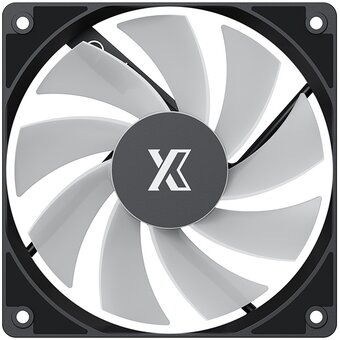  Вентилятор XASTRA FC120B ARGB reverse single pack (FC120-1BA-SRX-GL) 120x120x25мм (ARGB, PWM, black) Box 