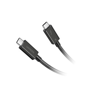  Кабель UGREEN L703 (45996) ThunderboltTM 5 Cable 5A Max 1m Black 
