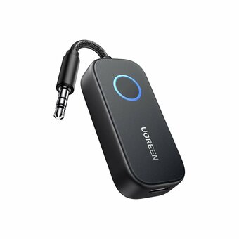  Адаптер UGREEN CM672 (35222A) Bluetooth5.2 Audio Transmitter&Receiver With Airplane Headphone Adapter Gray 