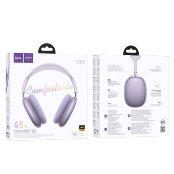  Наушники полноразмерные bluetooth HOCO W65 Happy фиолетовый 