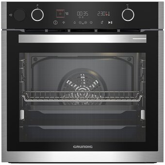  Духовой шкаф Grundig GEBD19401BHI нерж/черный 