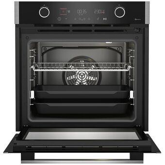  Духовой шкаф Grundig GEBM19400BPHI нерж/черный 