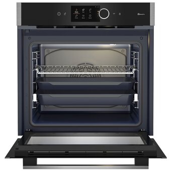  Духовой шкаф Grundig GEBM19600BCHI нерж/черный 