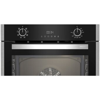  Духовой шкаф Grundig GEBM19300BC нерж/черный 