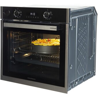  Духовой шкаф Grundig GEBD19300B черный/нерж 