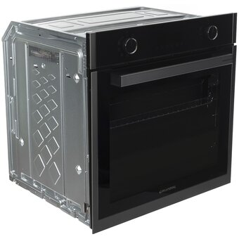  Духовой шкаф Grundig GEBM19300BP черный/нерж 