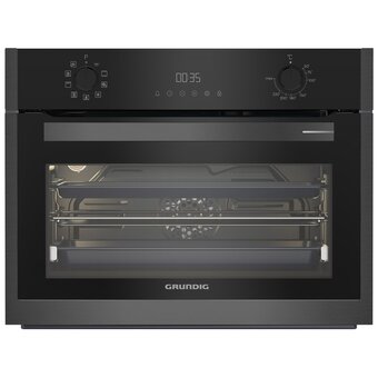  Духовой шкаф Grundig GEKM19300DX черная нерж 